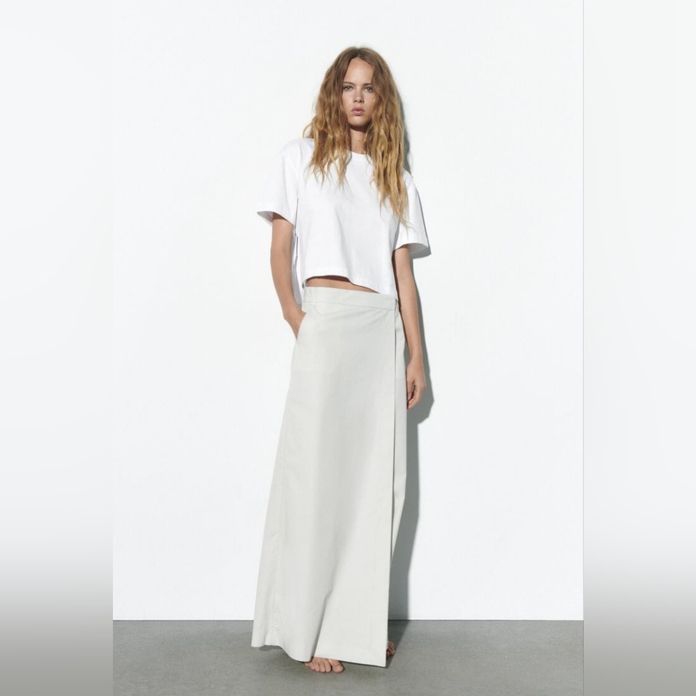 Zara CAPE-EFFECT T-SHIRT